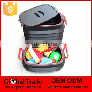 Plastic Boot Organier.Plastic Storage Buckets + Lids.A1094 thumbnail-1