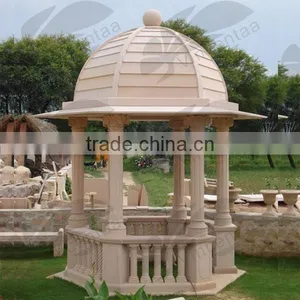 Hot Sale Marble Gazebo for Garden Decoration VGB--001 thumbnail-1