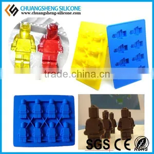 Mini Robot Shape Ice Cream Mold, Ice Cube Tray, Freeze Tooling thumbnail-2