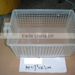 Plastic Basket Laundry Storage Basket Vegetable Fruit Basket thumbnail-3
