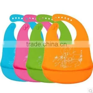 2017 New Style Baby Silicone Bib thumbnail-1