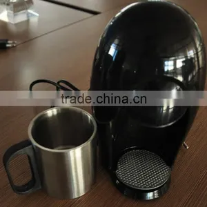 Mini Home Use Automatic Coffee Maker With Single Cup Stainless Steel thumbnail-3