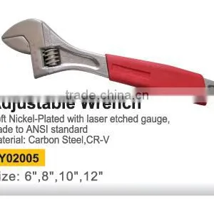 YF225 Adjustable Spanner With Rubber Handle thumbnail-2