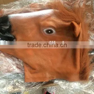 Latex Cosplay Horse Head Mask thumbnail-6