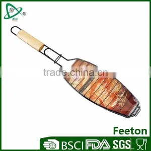 Non-stick Barbecue Basket Bbq Grill Wire Mesh Net thumbnail-1
