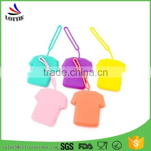 Custome Colorful Silicone Bag Novelty Silicone Card Bag Lovely Silicone Key Bag thumbnail-2