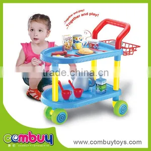 Wholesale Children Breakfast Shopping Cart Toy thumbnail-1