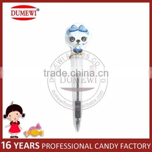 Lovely Animal Shape Lollipops Candy With Funny Pen Cap Toy thumbnail-4