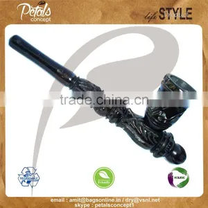 Eco-friendly , Bio-degradeable Creative Exclusive Ebony Wooden Smoking Pipes thumbnail-1