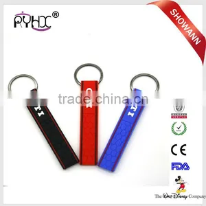 2017 Wholesale Custom Cartoon 3D Soft PVC Keyring Engrave Mold Silicone Keychains thumbnail-1