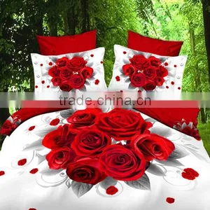 Factory Custom Digital Print New Cotton Fabric Bed Sheet thumbnail-1