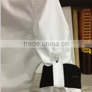 Custom Boys Dress Shirts Wholesale Banded Collar White Dress Shirts thumbnail-4