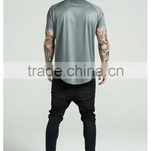 2016 Fashion Design Mens Baseball Jersery 1/4 Zipper Pullover Jersey Top Raglan Short Sleeve Curved Hem T Shirt Jersey thumbnail-3