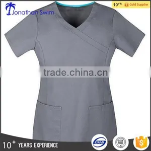 2016 Fashion Hospital Staff Design Hospital Scrubs Uniforms thumbnail-2
