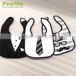 New Designs 100% Cotton Baby Bib With High Quality thumbnail-1