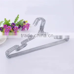 FOB Price Stock Wholesale Laundry Galvanized Coated Metal Wire Clothes Hangers thumbnail-1