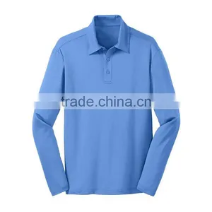 Wholesale Polo Shirts for Men Latest Custom Men Long Sleeve Collar T-shirt thumbnail-2