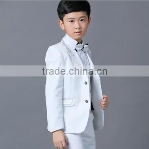 New Style High Quality Factory Price White Color Boy Suit thumbnail-1