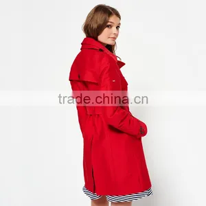 Classically Styled Belle Trench Coat Women Long Winter Windbreaker Jacket thumbnail-3