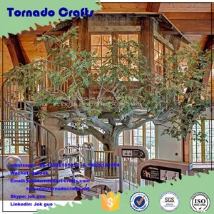 High-level Design Outdoor Artificial Tree House Artistic Simulation Artificial Tree House thumbnail-4