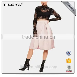 2017 New Fashion Women Vintage Umbrella Style A-Line Midi Skirt thumbnail-2