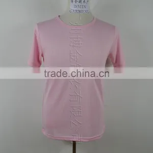 Pink Color Dry Fit Sportwear Tshirt for Women thumbnail-1