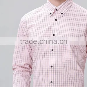 New Design Men Casual Shirts Fancy Plaid Design Wholesale Clothing thumbnail-3