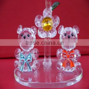 Personalized Coupled Crystal Wedding Favors Bear For Guests Takeaway Souvenirs thumbnail-3