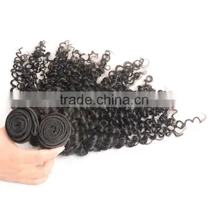 Wholesale 100% Natural Indian Human Hair Price List, Unprocessed Virgin Raw Indian Curly Hair thumbnail-1