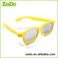 Thicken Lenses Plastic Polarized 3D Glasses for Promotion thumbnail-1