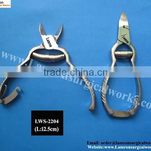 German Quality Toe Nail Nipper Internal Spring Action 12.5cm thumbnail-1