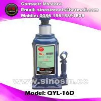 Industrial Leader Lift Tool Oil Pump Hydraulic Bottle Jack 16 Ton thumbnail-1