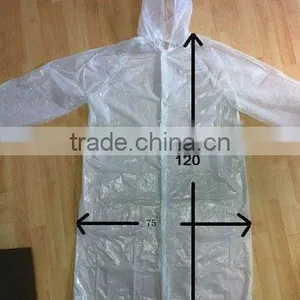 Cheap Price Means Nylon/PE Material Rain Coat thumbnail-1