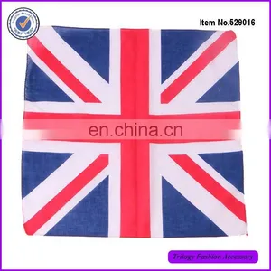 Cheap Stock UK Flag Cotton United Kingdom Bandana thumbnail-1