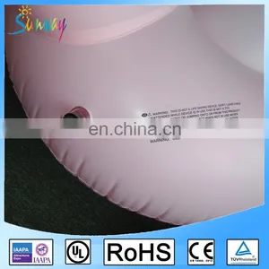 EN71 6p Eco-friendly PVC Giant Pink Inflatable Flamingo Swimming Water Pool Float thumbnail-6