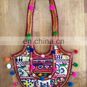 Simone Camille Bags Made From Vintage Indian Fabrics,bags Made Vintage Suzanis Boho Hand Bags thumbnail-1