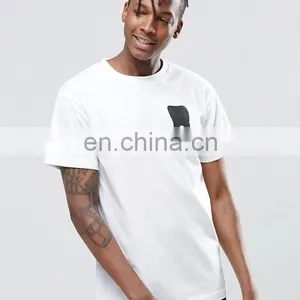 White and Black Printing Fashion Men o Neck T-shirt thumbnail-2