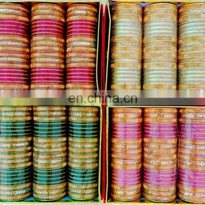 Wholesale Metal Bangles - Indian Party Wear Metal Bangle - Bollywood Style Metal Bangles thumbnail-1