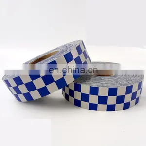 2inch Checker Board Reflective Fabric Tape for Safety Clothing thumbnail-3