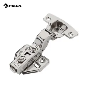 Filta Furniture Hardware 35mm Type Soft Closing Hydralic Brass Plated Damper SS201 Cabinet Cupboard Hinge 9702 thumbnail-4