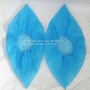 One-time Thickening Shoe Cover Wholesale Package Mail Non - Woven Fabric Shoe Cover Foot Cover Home Use Cloth Plastic Shoe Cover 100 thumbnail-2