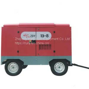 Compressor Machine of ZHIGAO Brand ZHIJIAN Series ZDY13.6-8 Portable Screw Electrical Mobile Compressor 8bar 13.6m3/min thumbnail-1