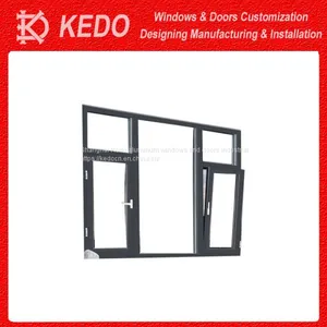 Aluminum Basement Windows With Double Glass thumbnail-3