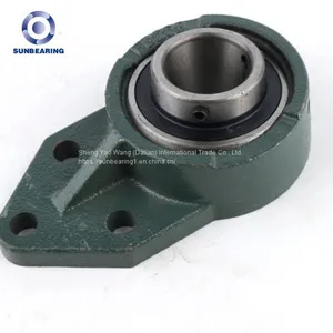 SUNBEARING Pillow Block Bearing UCFB205 Green 25*116*34.1mm Chrome Steel GCR15 thumbnail-4