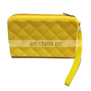 Fashion Clutch Candy Jelly Girls Purse Wallets Rectangle Women Wristlet Silicone Bags thumbnail-1