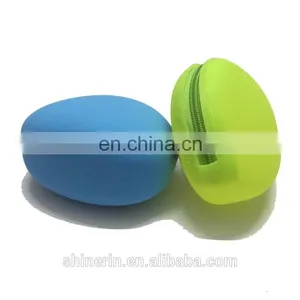 Cute Oval Coin Purse Soft Small Pouch Mini Silicone Wallet Womens Card Holder Clutch Purses thumbnail-4