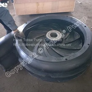 Tobee 10x8 Slurry Pump Rubber Spare Parts Impeller FAM8147R55 and Cover Plate Liner G8018SRTL1R55 thumbnail-2