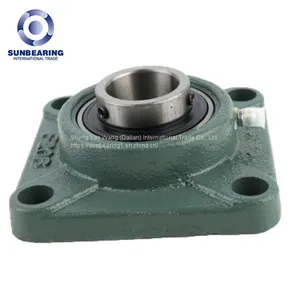 UCF213 4 Bolts Flange Bearing 65*187*69.7mm Cast Iron SUNBEARING thumbnail-1