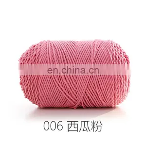 Worsted Knitting Yarn Cotton Acrylic Blend Rainbow Yarn for Sale thumbnail-4
