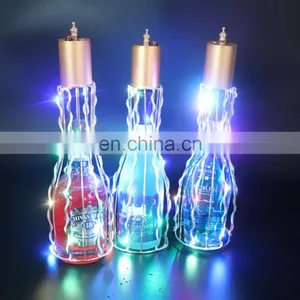 Multi Colors Battery Operated Led Champagne Bottle Sparklers for Wine Bar Club Nightclub thumbnail-1